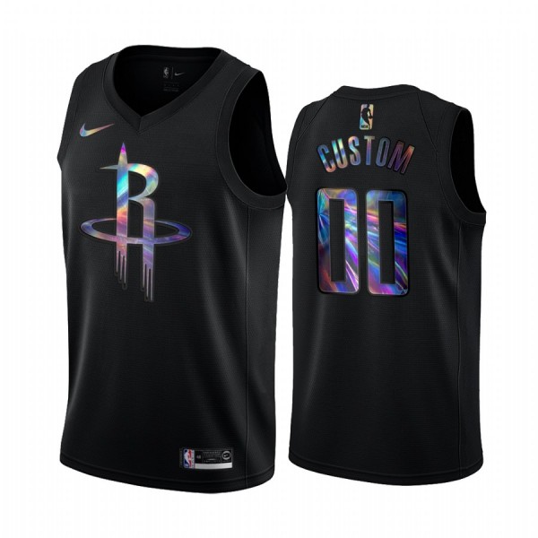 NBA Houston Rockets Trikot Benutzerdefinierte Iridescent HWC Collection Swingman - Herren NBA Houston Rockets Trikot Benutzerdefinierte Iridescent HWC Collection Swingman - Herren